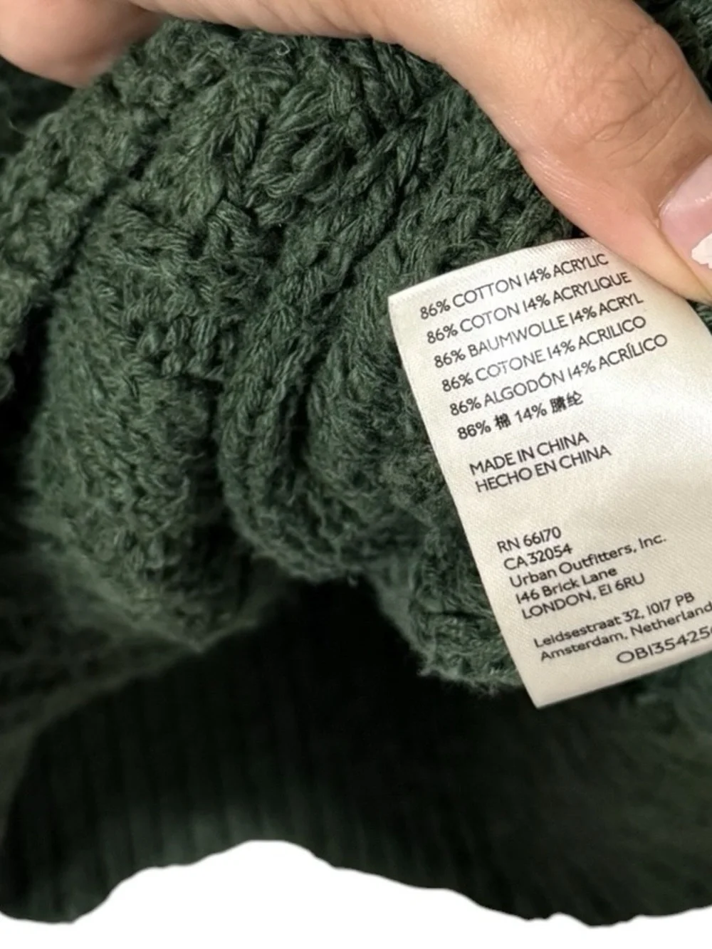 FREE PEOPLE Montana Green Cable Knit Button Up Cardigan Sweater